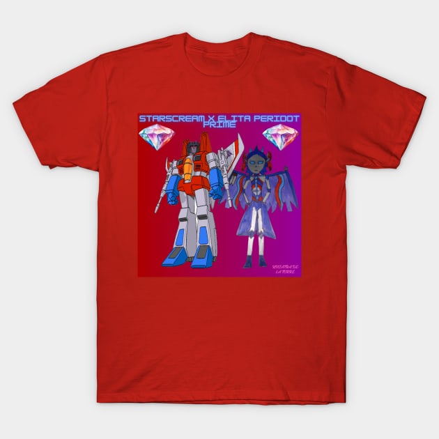 Starscream x Elita Peridot Prime T-Shirt by Uniatra De La Torre